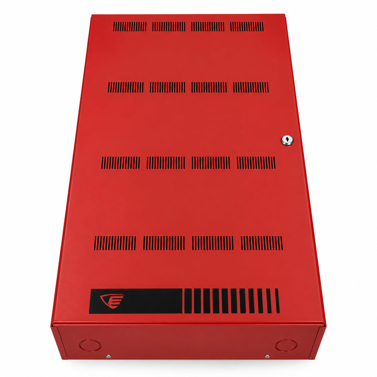 Edwards EST 3-RCC21R Red Wallbox and Door, Three Chassis Spaces