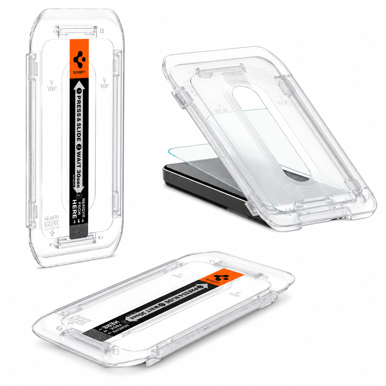 Spigen AGL01811 EZ FIT Tempered Glass Screen Protector (2-Pack)