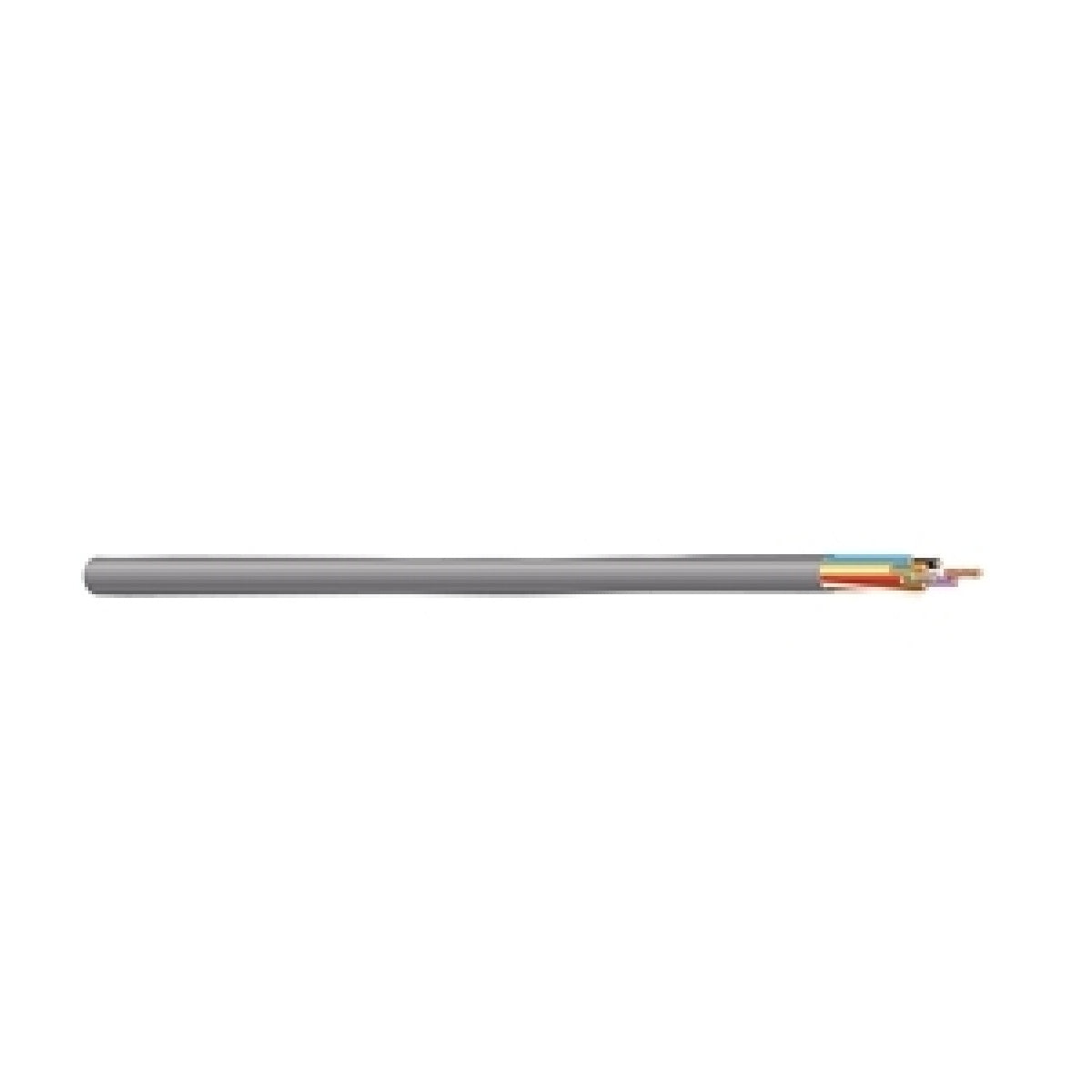 Lake Cable AL-2204C-2-2N-01-BX 22AWG 7/0096 Bare Copper 4 Conductor Unshielded Plenum White, Sound/Security Alarm Cable