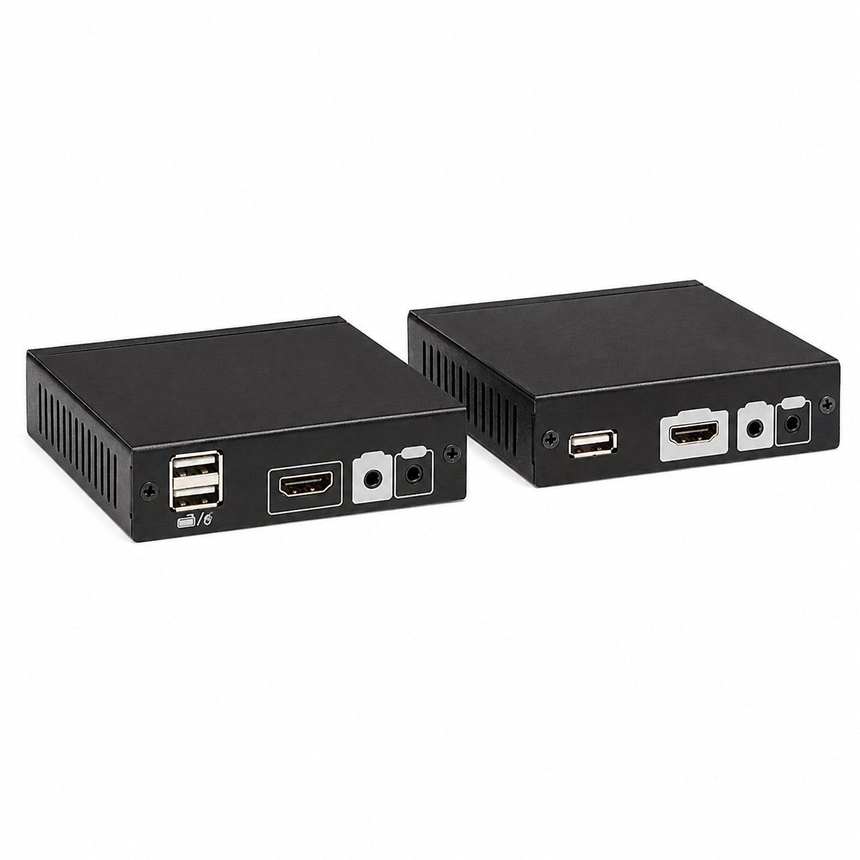 Tripp Lite B013-HU-4K HDMI HDBaseT KVM Console Extender Over Cat6, 4k HDMI Video Extender, 2 USB Ports, IR, 4K @ 30 Hz, 1080p