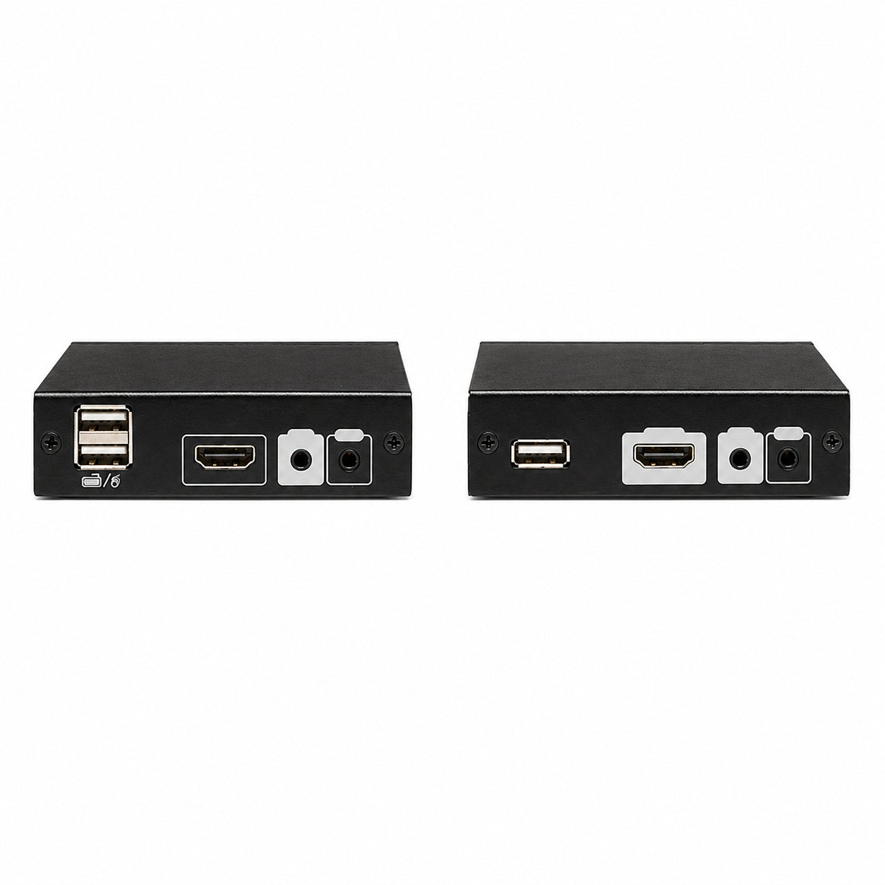 Tripp Lite B013-HU-4K HDMI HDBaseT KVM Console Extender Over Cat6, 4k HDMI Video Extender, 2 USB Ports, IR, 4K @ 30 Hz, 1080p