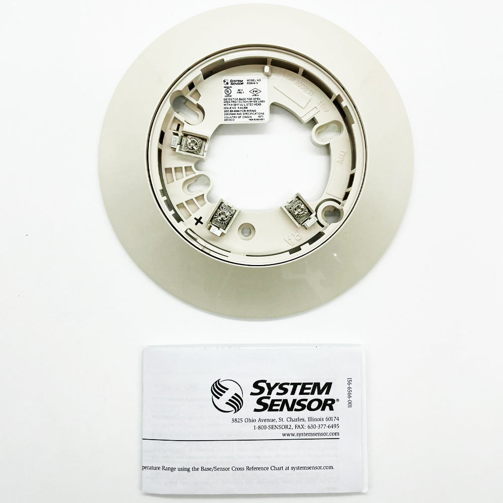System Sensor B300-6 6″ Flanged Mounting Base, White