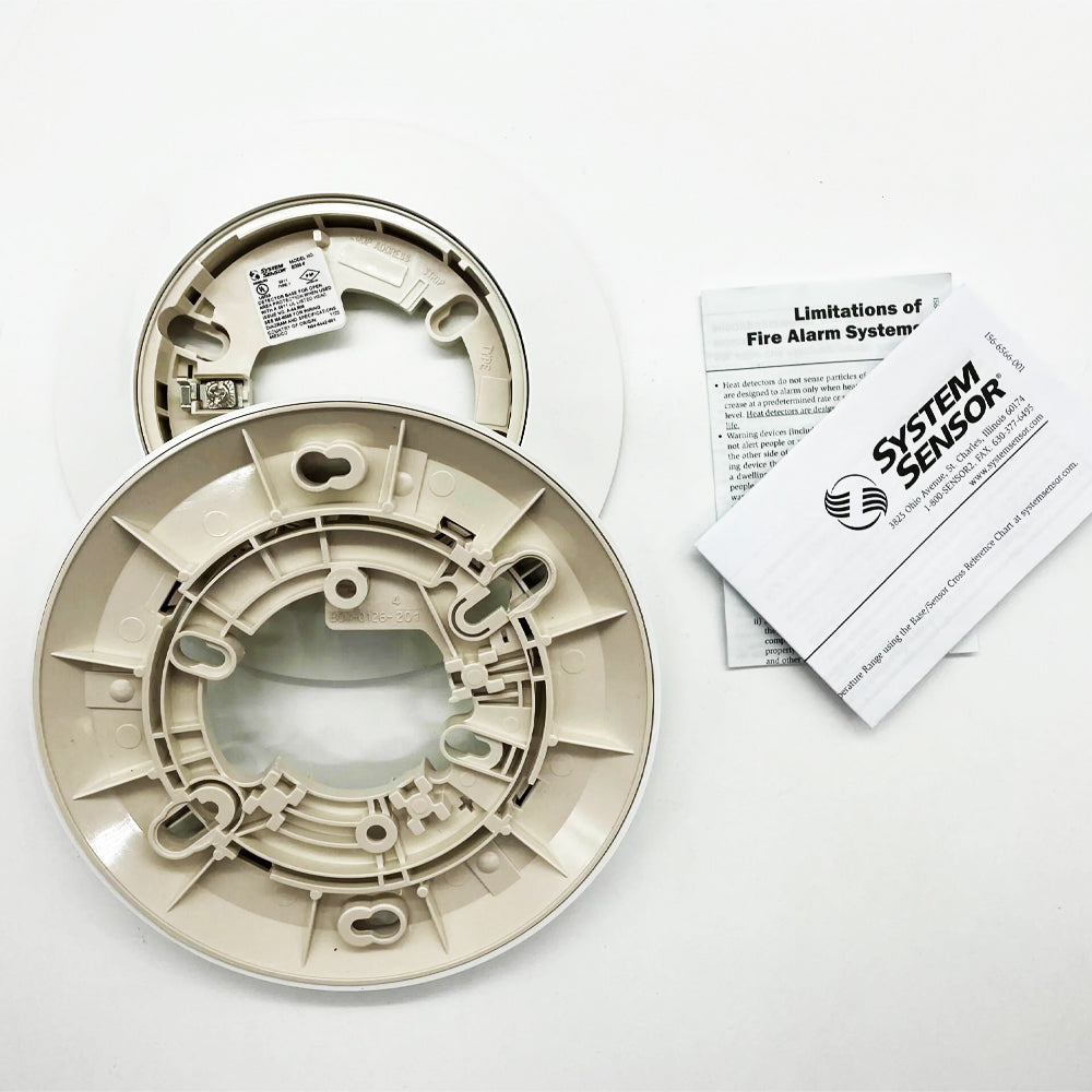 System Sensor B300-6 6″ Flanged Mounting Base, White