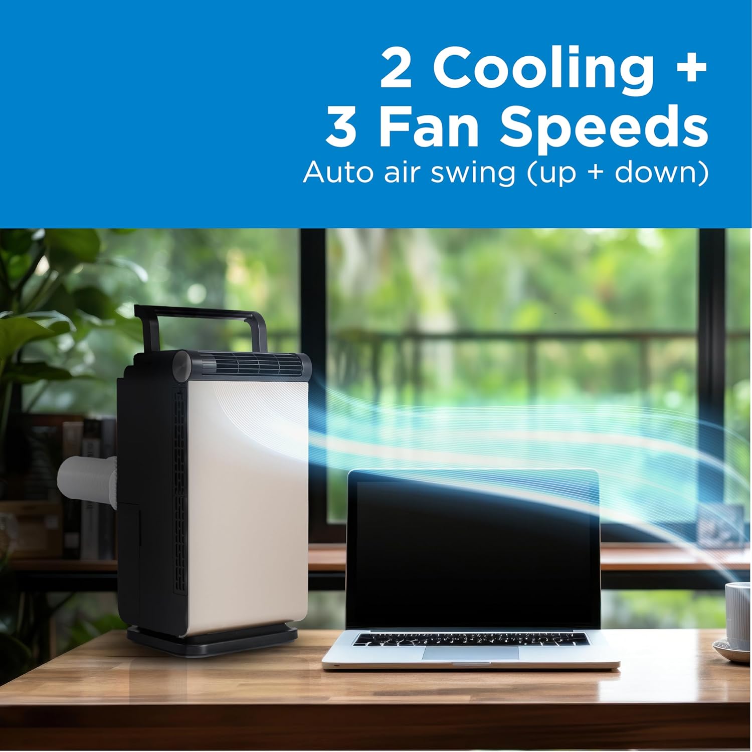 BLACK+DECKER Personal Portable Air Cooler / 3-in-1 Windowless Tabletop Cooler