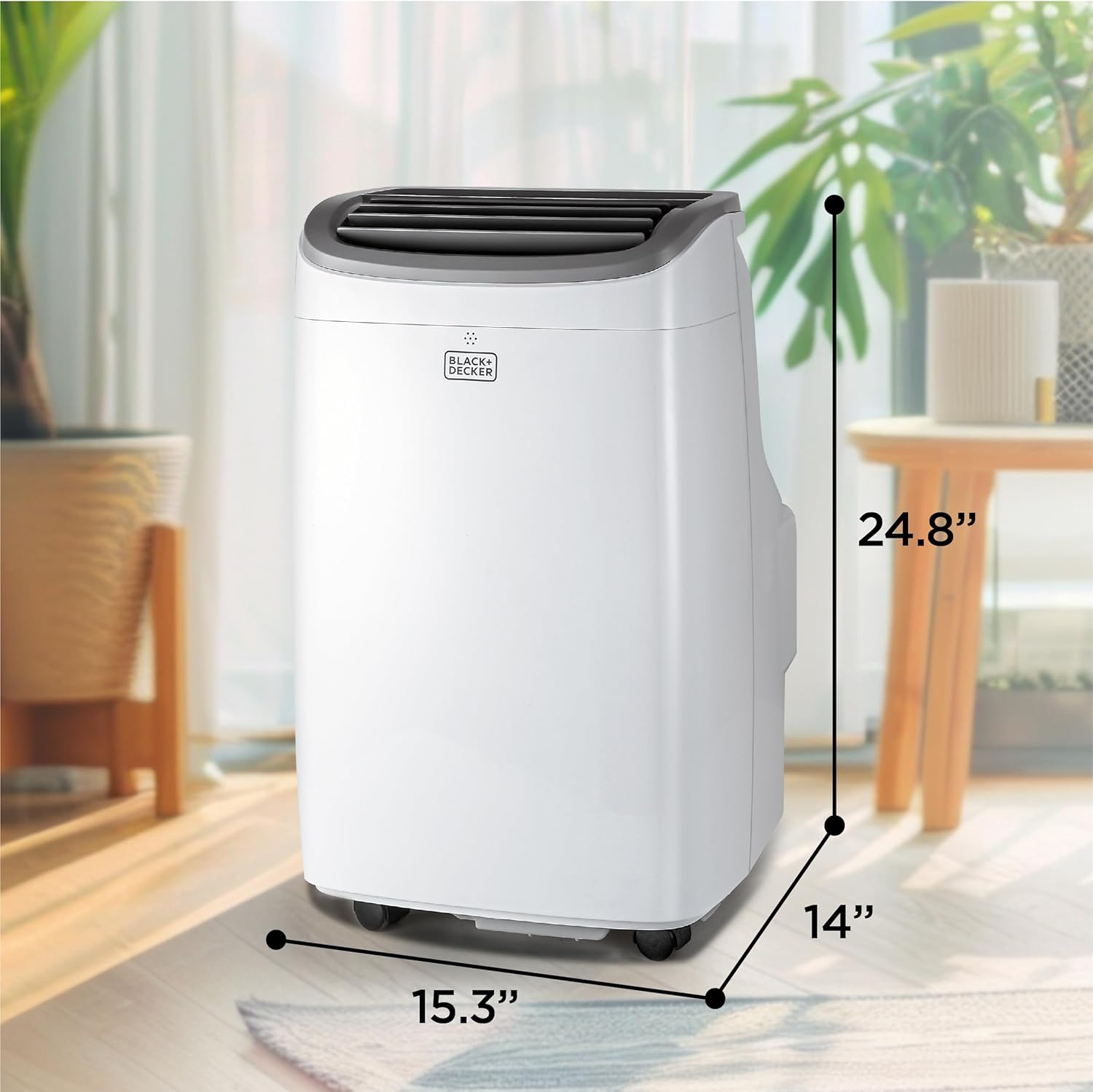 BLACK+DECKER BPACT10WT 10,000 BTU 450 Sq. Ft. Portable Air Conditioner