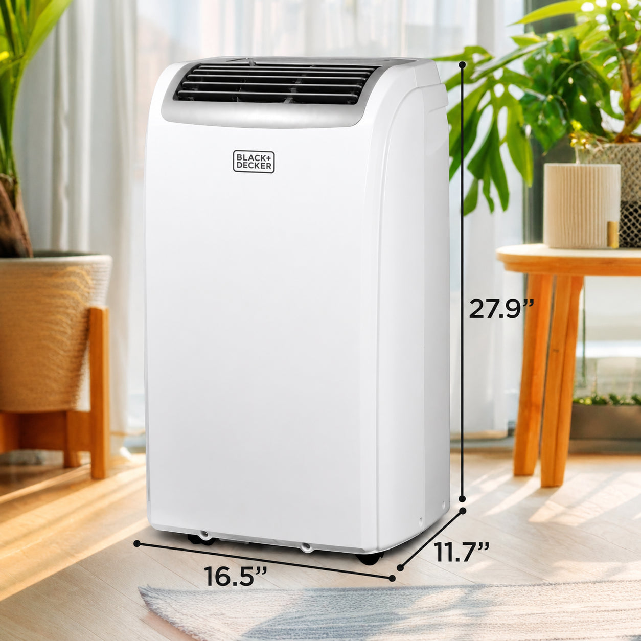 BLACK+DECKER BPP10WTB 10,000 BTU 700 Sq. Ft. Portable Air Conditioner