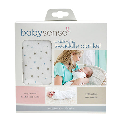 Babysense BYSE-CGSWADDLE-BL Cuddle Wrap - Blue