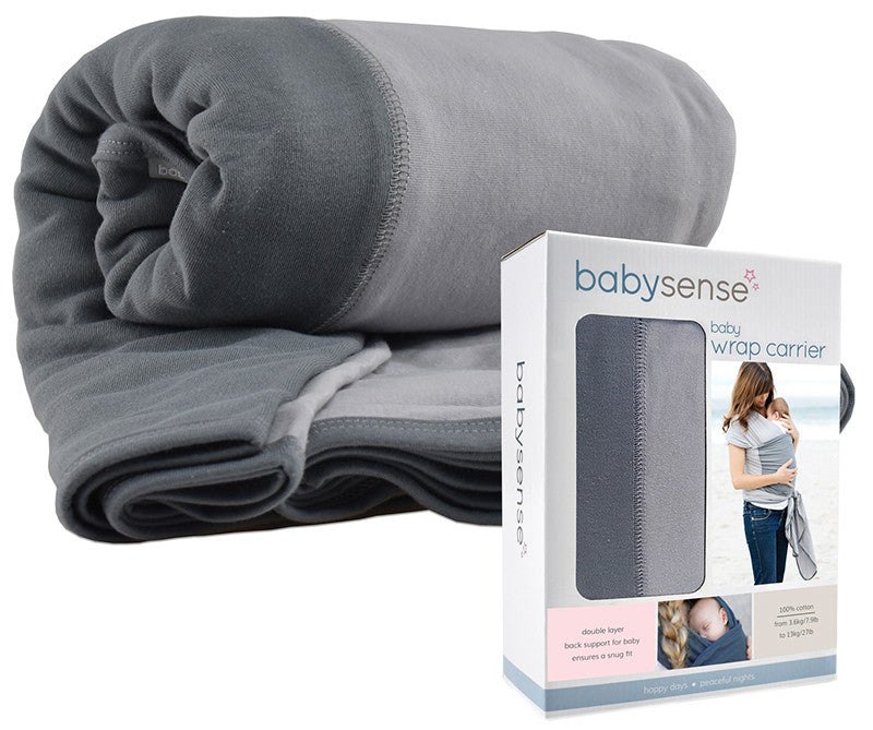 Baby Sense Wrap Carrier - Grey