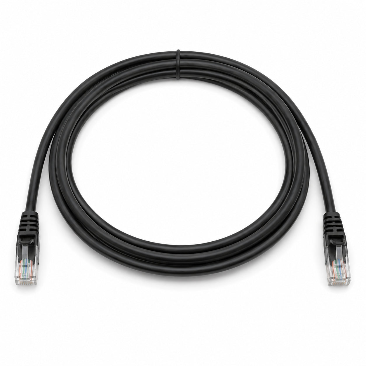 CAT5E-10FT-BK-PK50 Snagless RJ45 10 FT Black Ethernet Patch Cable, Pack of 50