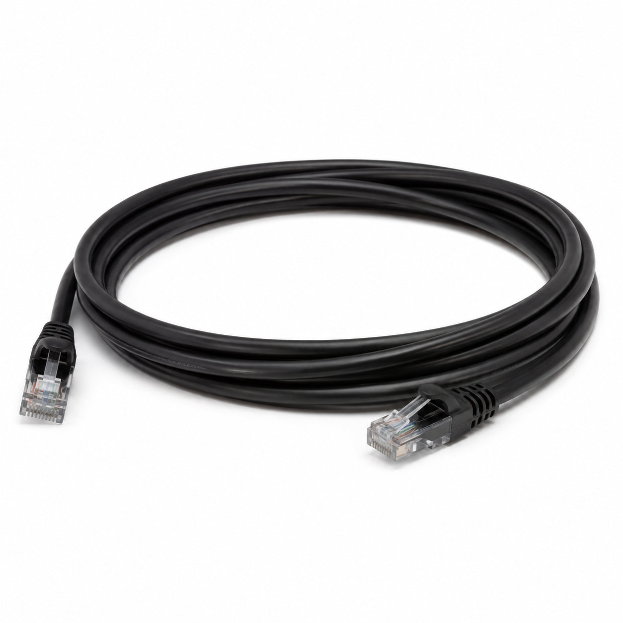 CAT5E-10FT-BK-PK50 Snagless RJ45 10 FT Black Ethernet Patch Cable, Pack of 50