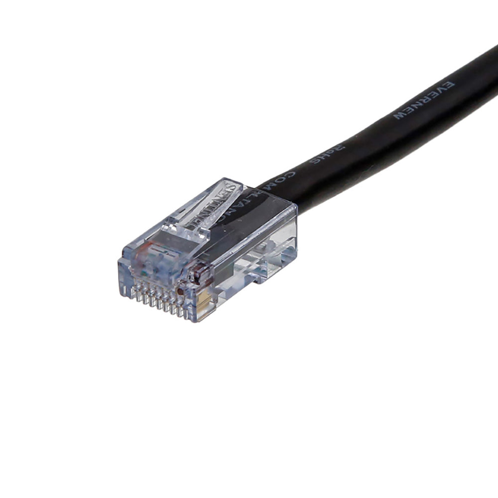 Evernew CAT5E-6FT-BK Cat5e Patch Cable UTP, Pack of 20