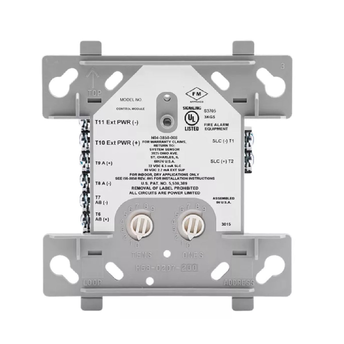 Fire-Lite CMF-300 Intelligent Addressable Control Module Fire Alarm
