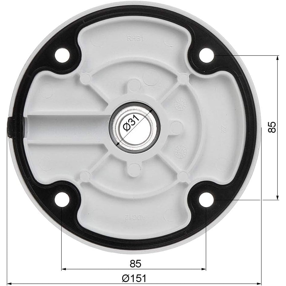 Hikvision CPM-L Ceiling Long Pendant Pole Mount Bracket for PTZ Cameras