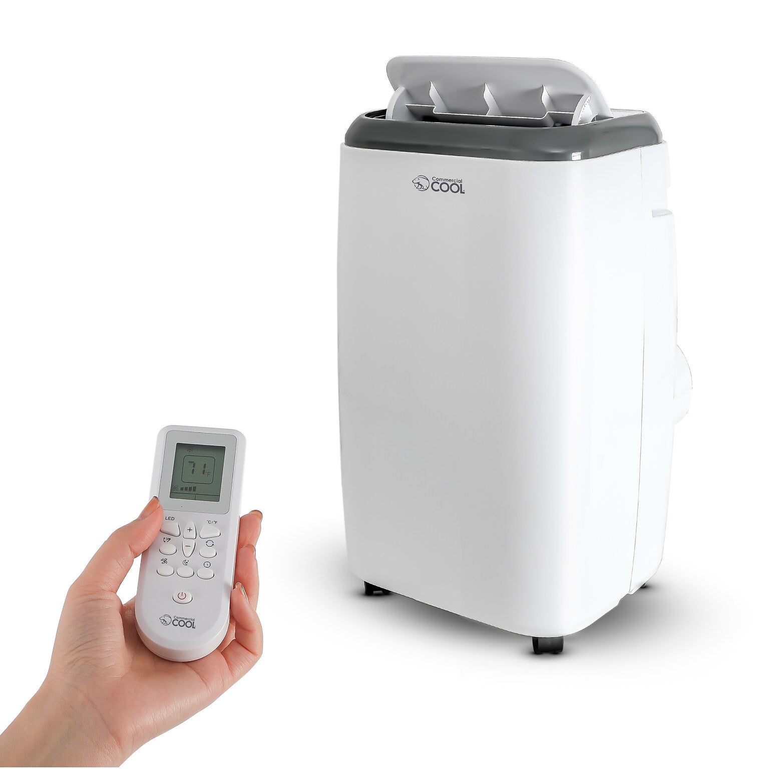 Commercial Cool CPT08HWB 8,000 BTU SACC/CEC (12,000 BTU ASHRAE) 350 Sq. Ft. Portable Air Conditioner with Heat