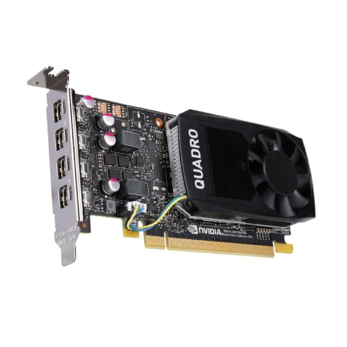 Nvidia 00FC964-GPU Quadro P1000 4GB GDDR5 4-port Mini-DisplayPort Graphics Card