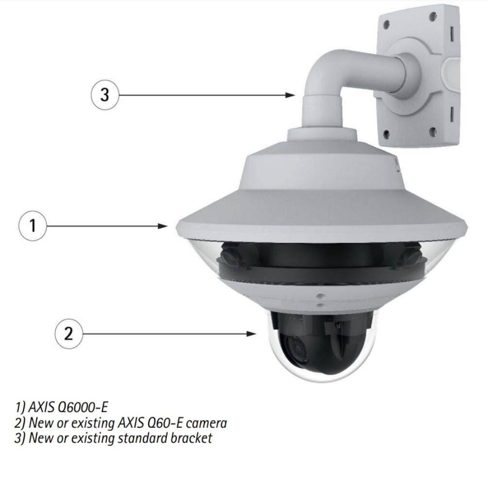 Axis 01006-001 Q6000-E Mk II PTZ Dome Network Camera