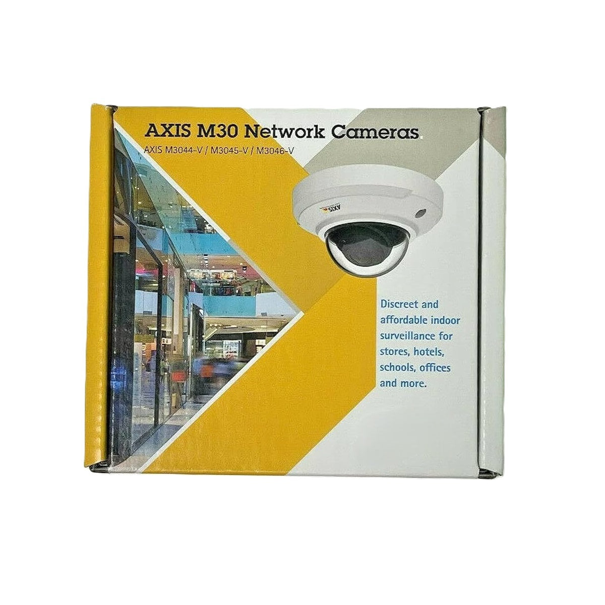 Axis 0806-001 M3046-V 4MP Network Mini Dome Camera, 2.4mm