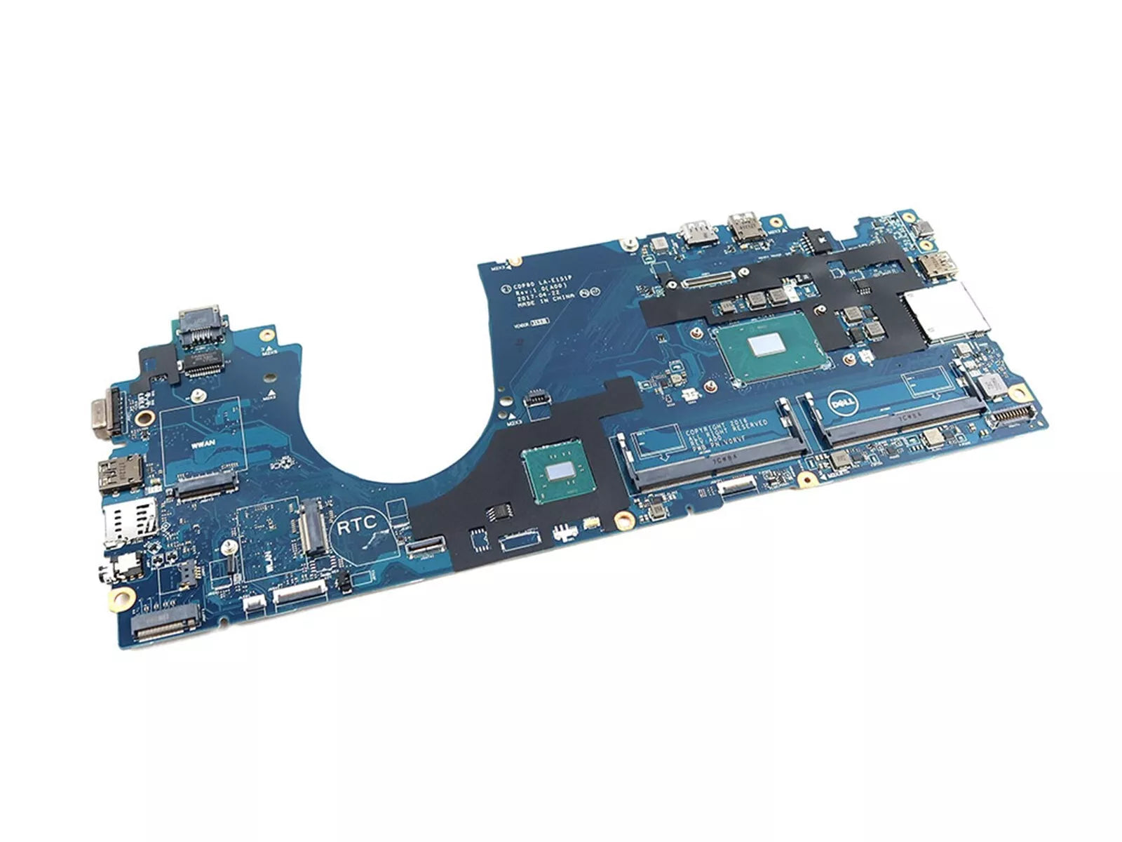 Dell 0T7G96 Laptop Motherboard for Precision 3520 Series w/ Intel Core i5-7440HQ