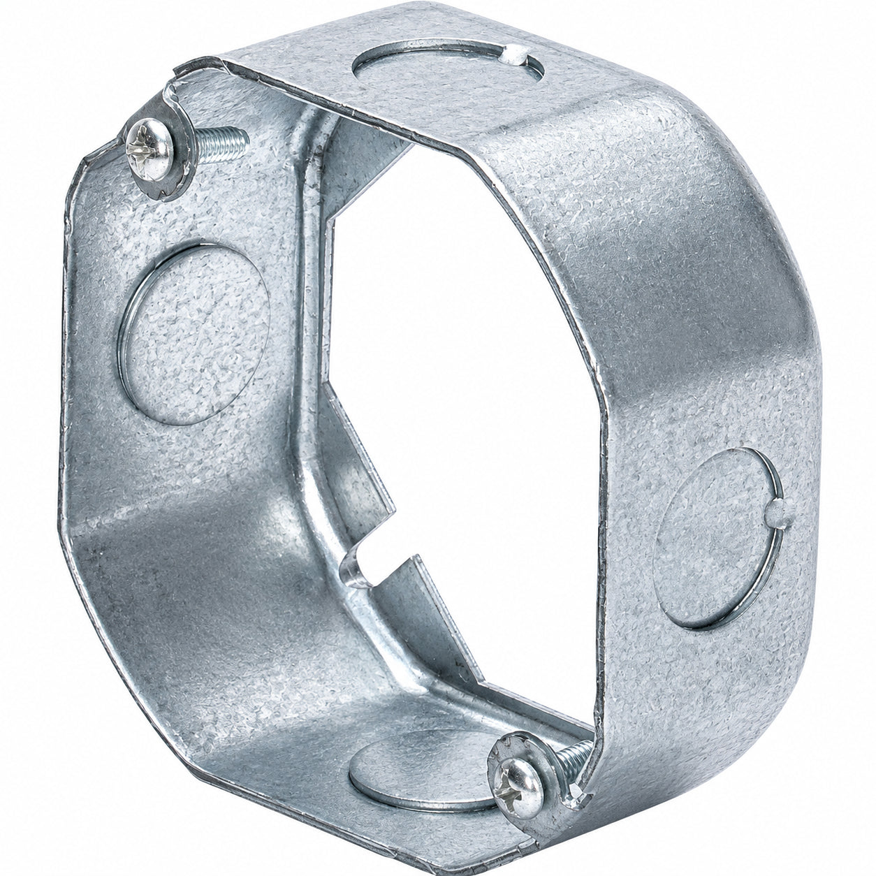 Centaur CM-4RB-MKO-PK50 Extension Ring, 4" Octagon, 1-1/2" Deep, (4) MKO's, Steel, Gray (Pack of 50)