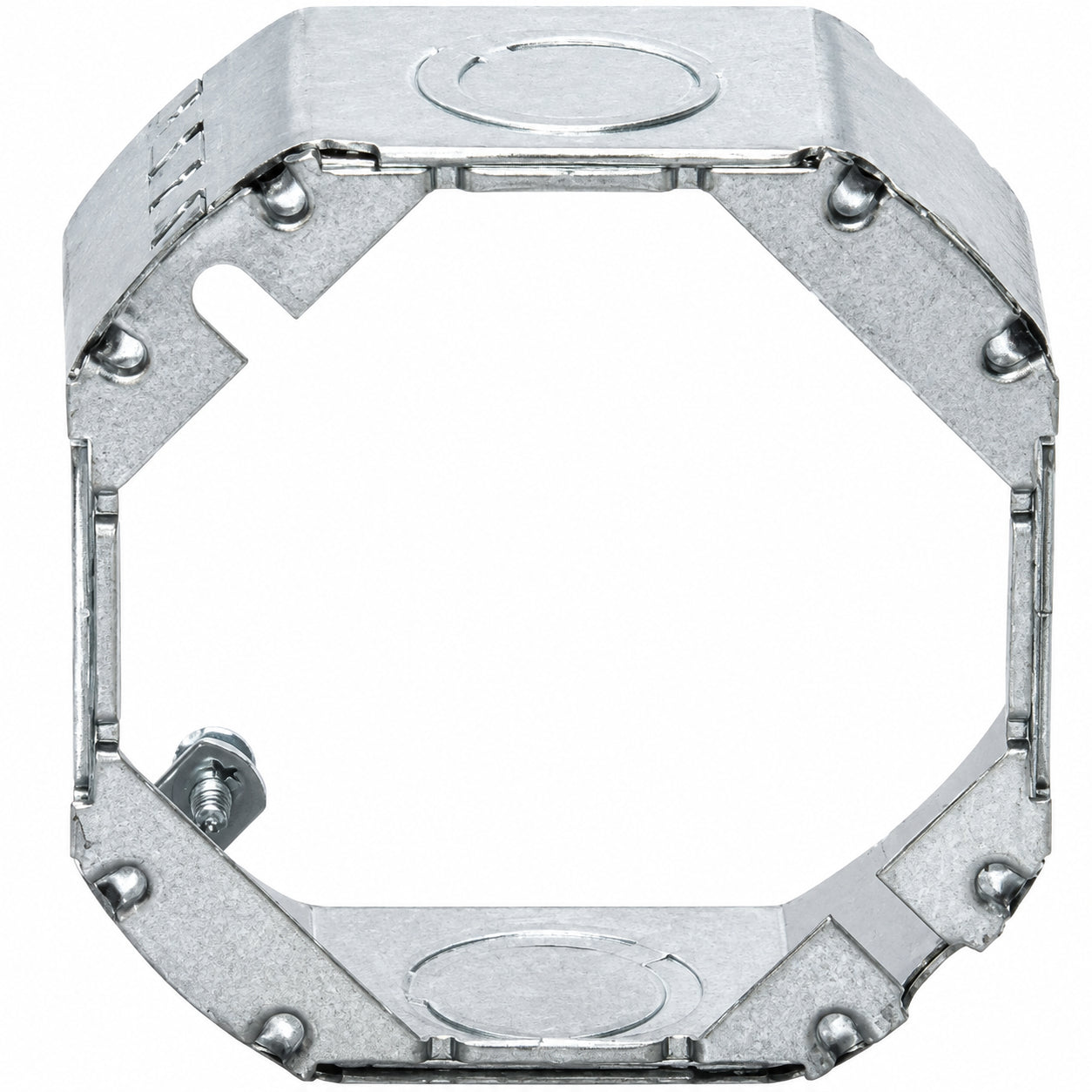 Centaur CM-4RB-MKO-PK50 Extension Ring, 4" Octagon, 1-1/2" Deep, (4) MKO's, Steel, Gray (Pack of 50)