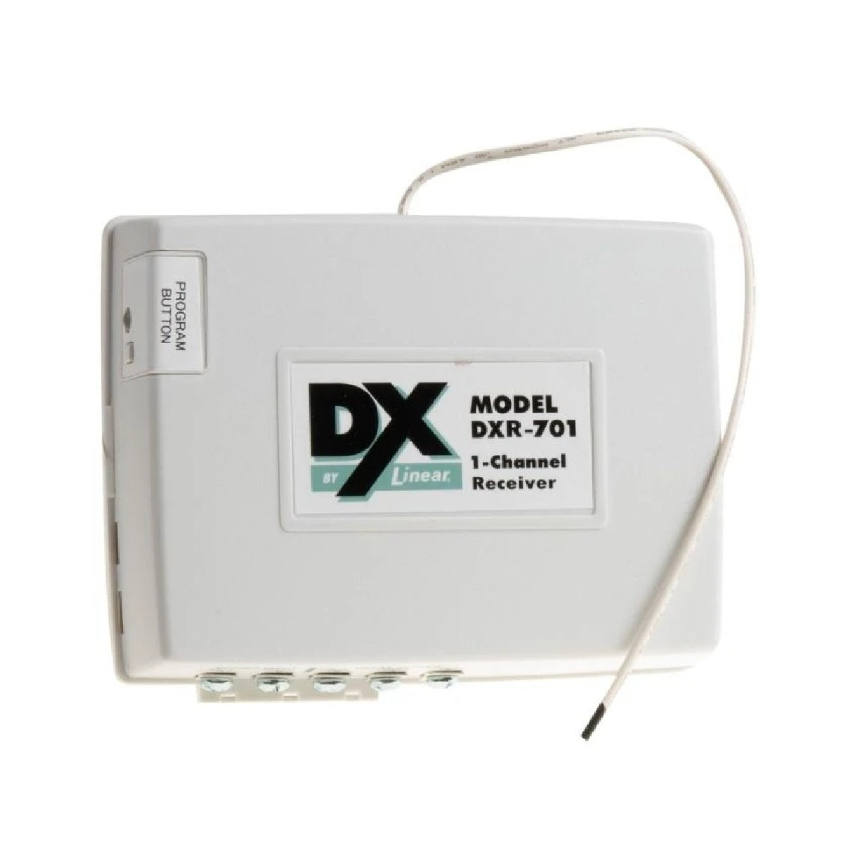 Linear DXR-701 315 MHz 1-Channel Receiver, DX Format, White