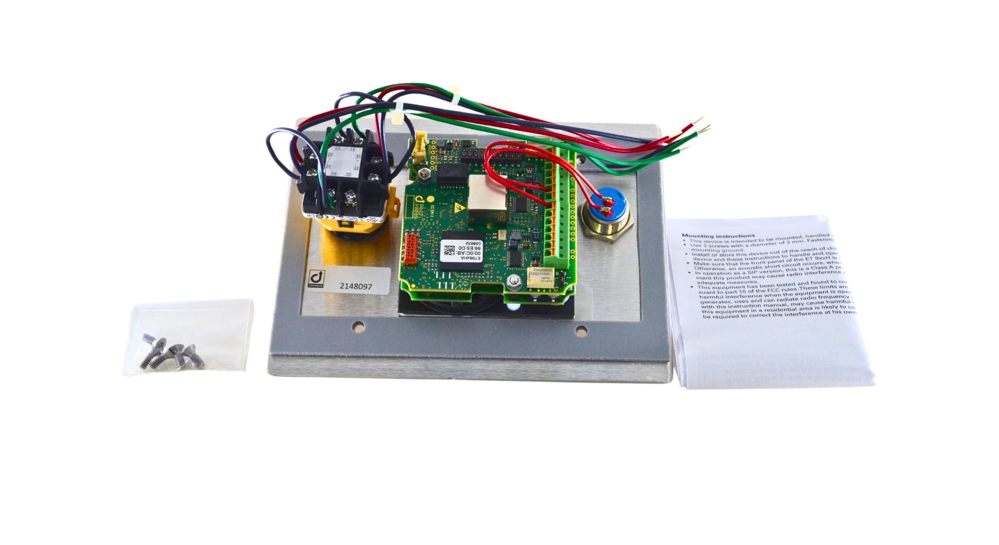 Commend International ES931H/M - 3 Gang SIP/IP Substation