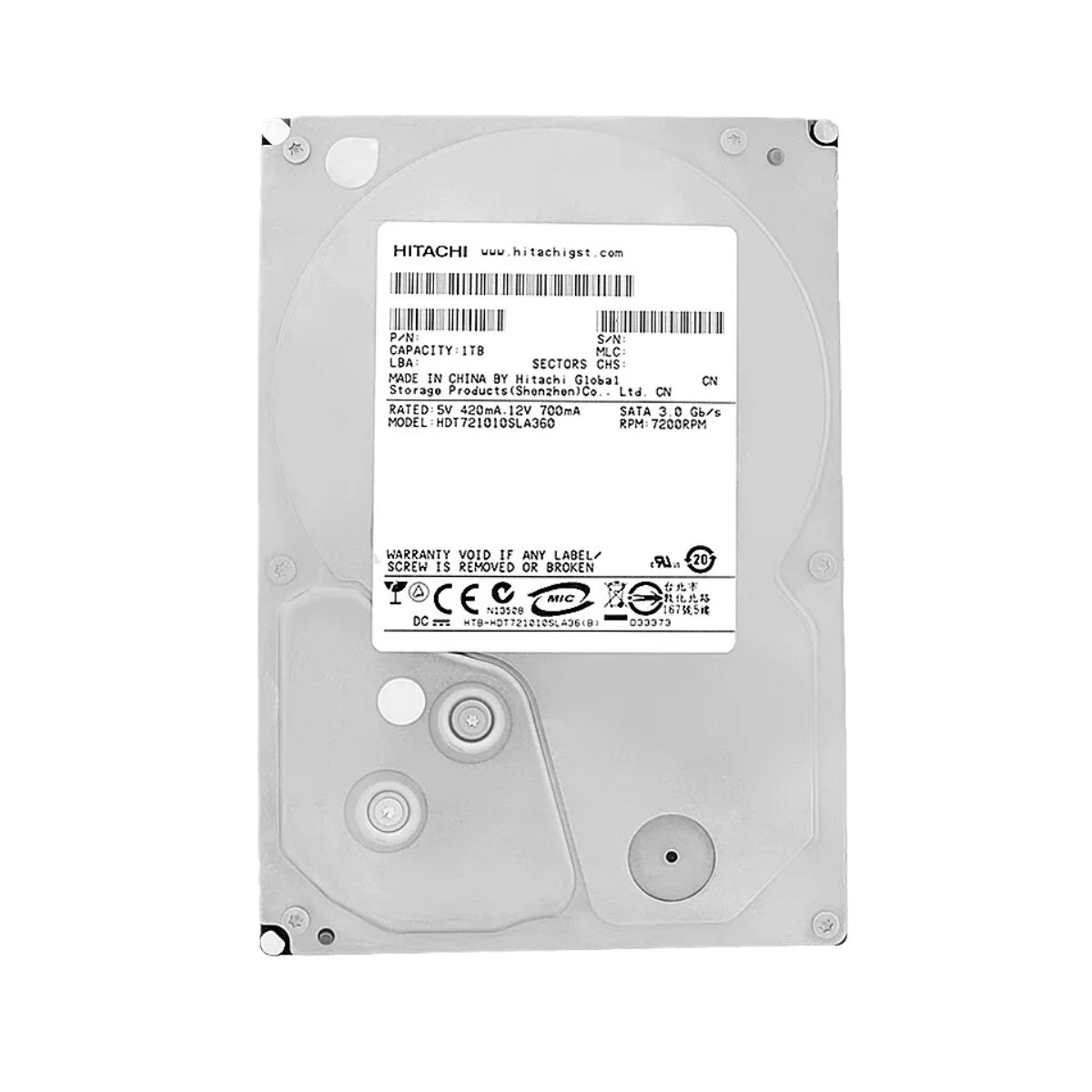 Hitachi HDT721010SLA360 1000GB Hard Drive