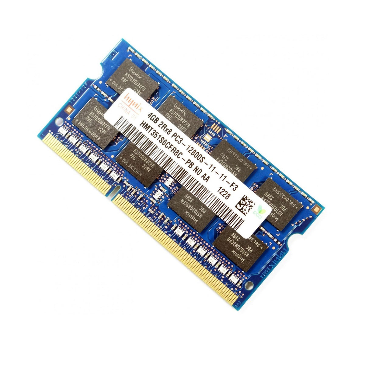 SK Hynix HMT351S6CFR8C-PB-RAM-PK4 8GB (2x4GB) PC3-12800S DDR3 SO-DIMM Laptop Memory (Pack of 4)