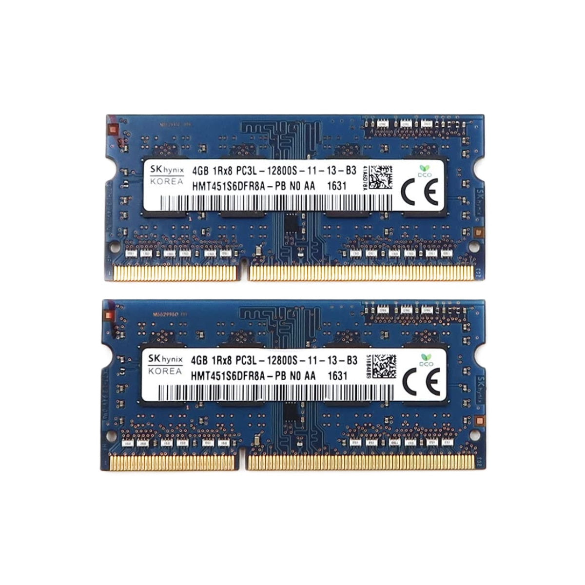 Apple SK Hynix 8GB (2x4GB) PC3L-12800S DDR3 Laptop RAM HMT451S6AFR8A-PB 1411