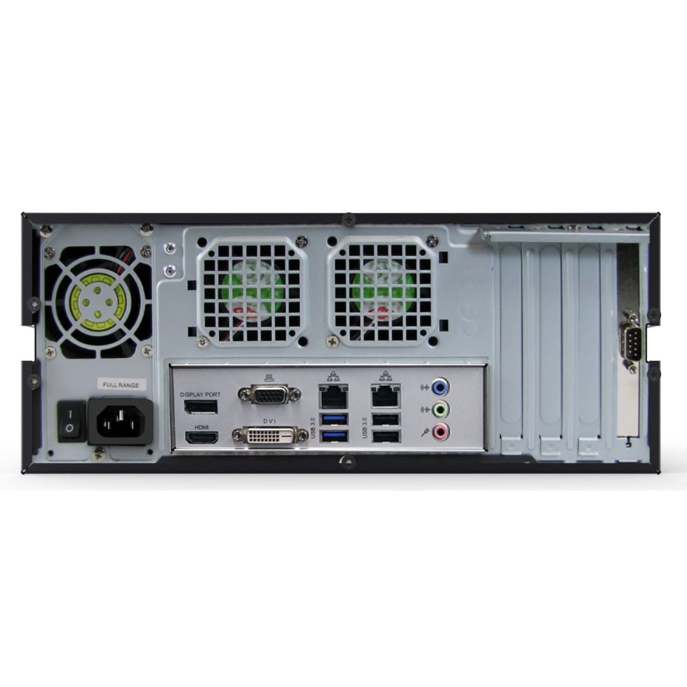 Exacq IP04-16T-DT IP Desktop Recorder with 4 IP Cameras Licenses (64 max), 16TB HDD