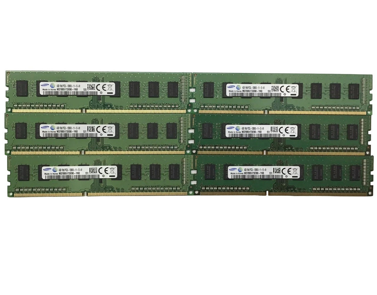 Samsung M378B5173EB0-YK0 4GB PC3L 12800 DDR3 1600MHz Desktop Memory
