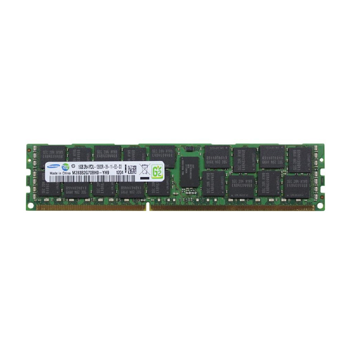 Samsung M393B2G70BH0-YH9 Samsung 16GB 2RX4 PC3L-10600R