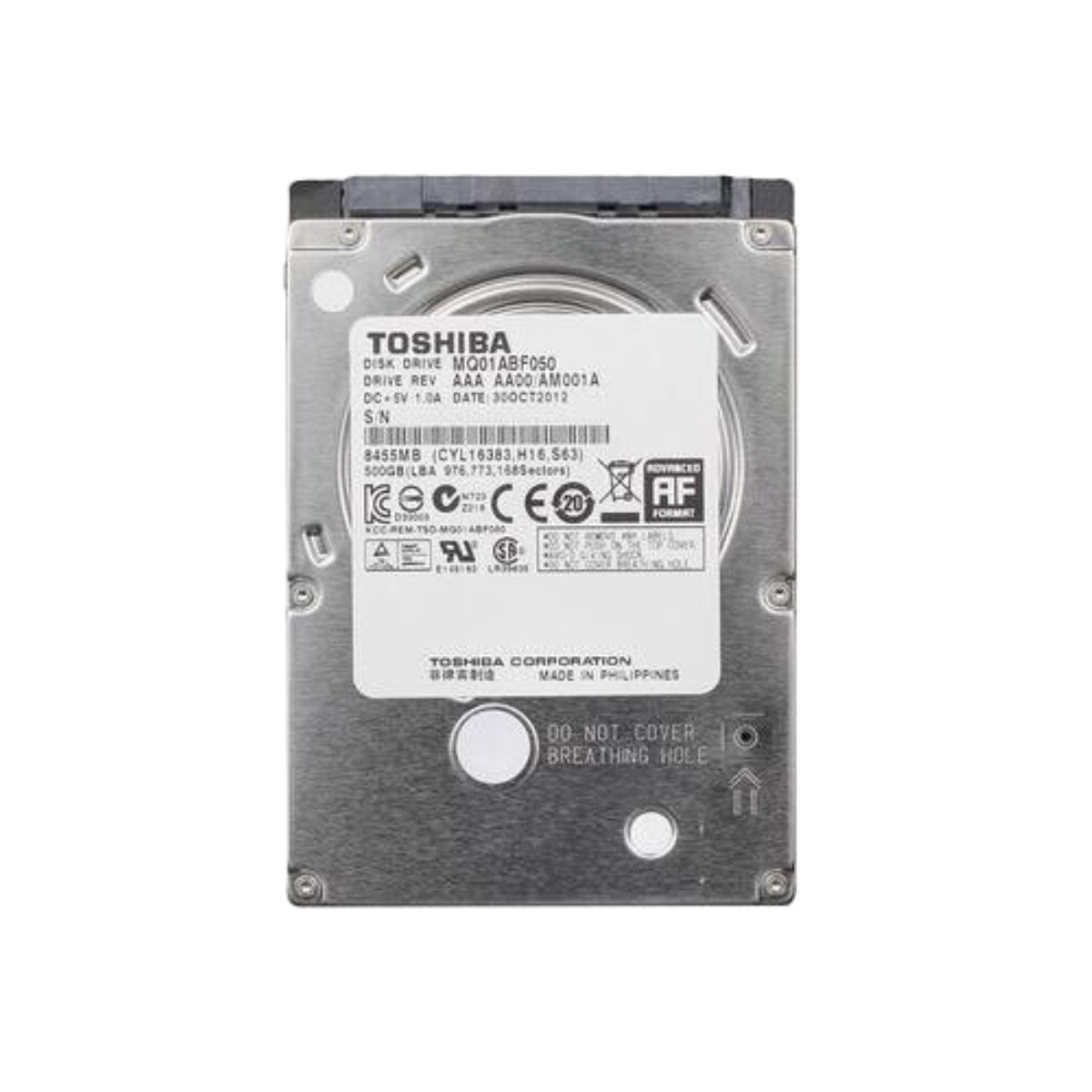 Toshiba MQ01ABF050 500 GB 2.5" Internal Bare/OEM Hard Drive (Pack of 2)