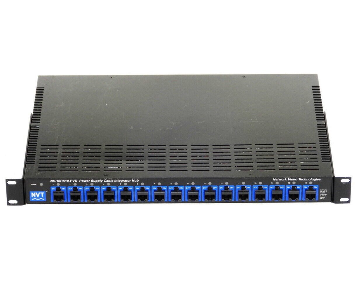 NVT NV-16PS13-PVD 16-Channel Power Supply Passive Video Receiver Hub