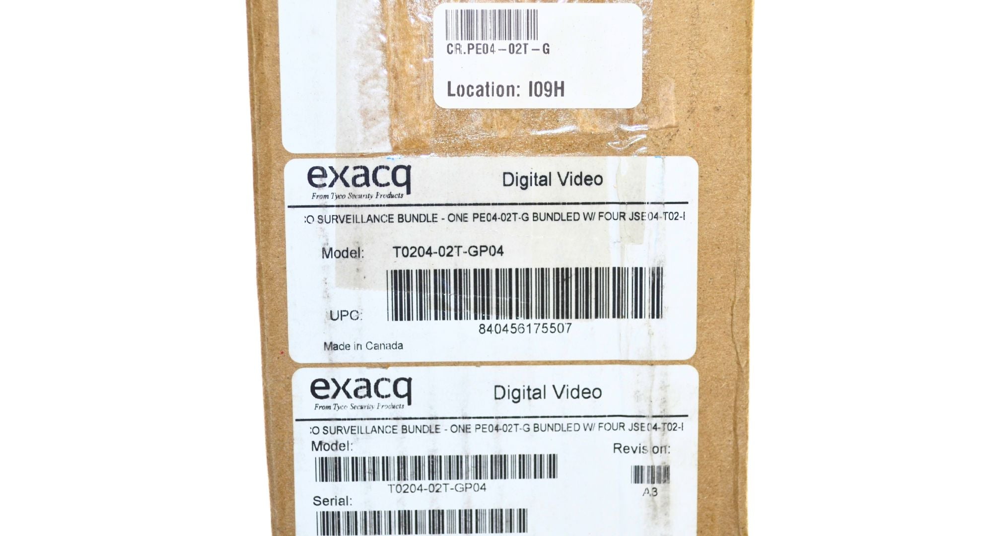 exacqVision PE04-02T-G Desktop PoE recorder