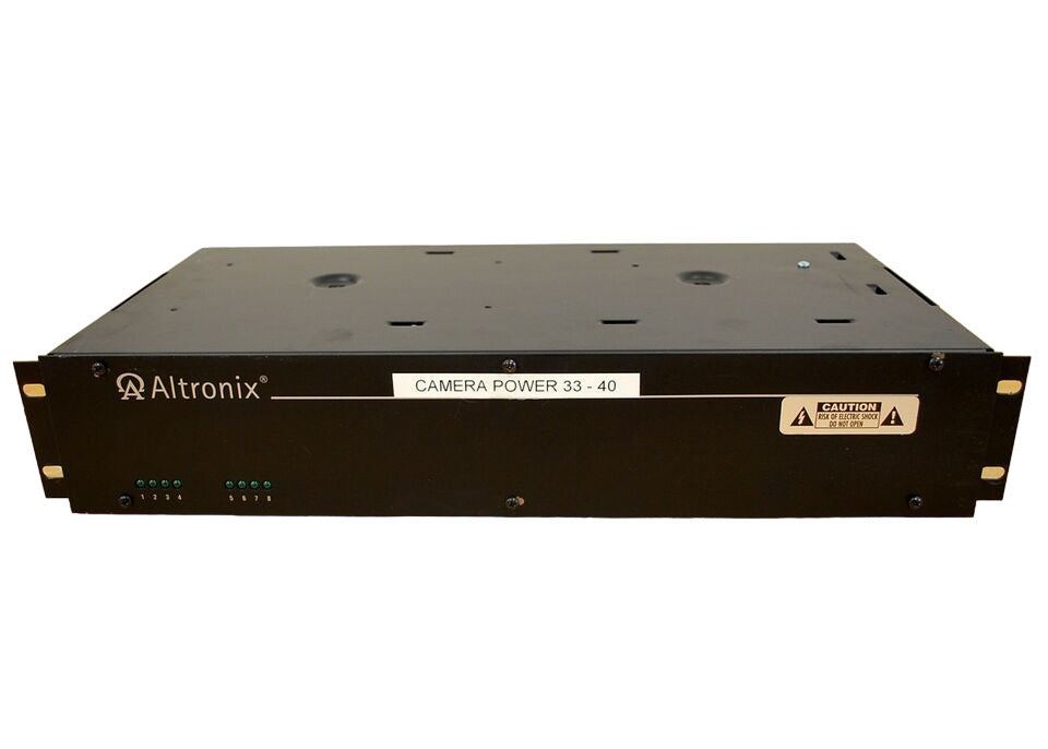 ALTRONIX R248ULCB 19" Rack Mount CCTV Power Supply, 8 PTC Outputs, 24Vac @ 3.5Amp