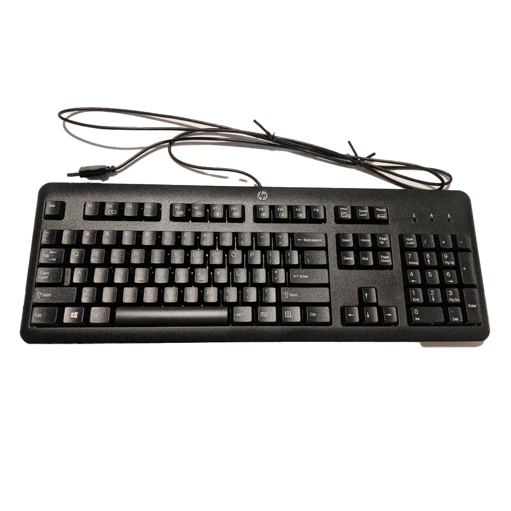 HP Wired Black USB Keyboard, SK-2025