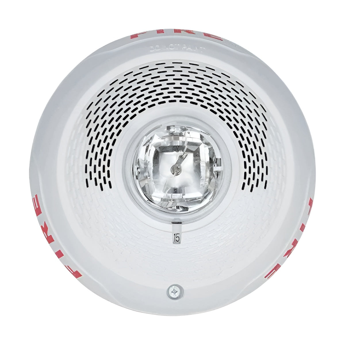 System Sensor SPSCWL-BP10 Speaker-Strobe, Ceiling Mount, Multi-Candela15, White, 10 Pack