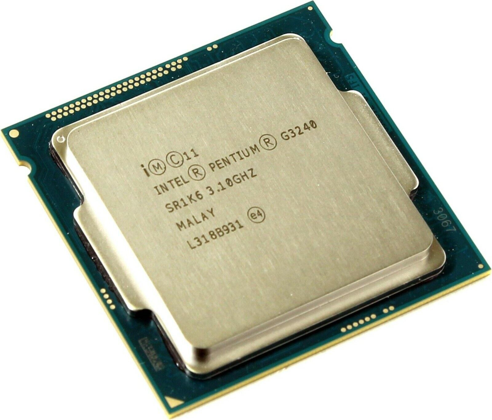 Intel Pentium SR1K6 G3240 Dual Core 3.10GHz 3M LGA1150 Desktop Processor