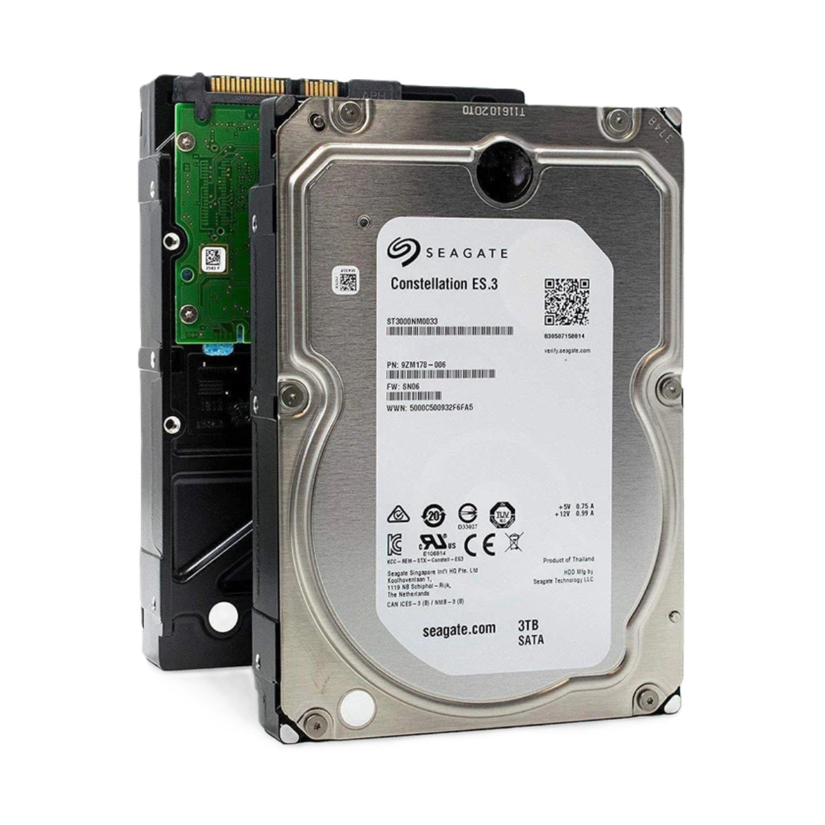 Seagate Constellation ES.3 3TB 128MB 7200RPM 3.5 SATA Hard Drive ST3000NM0033