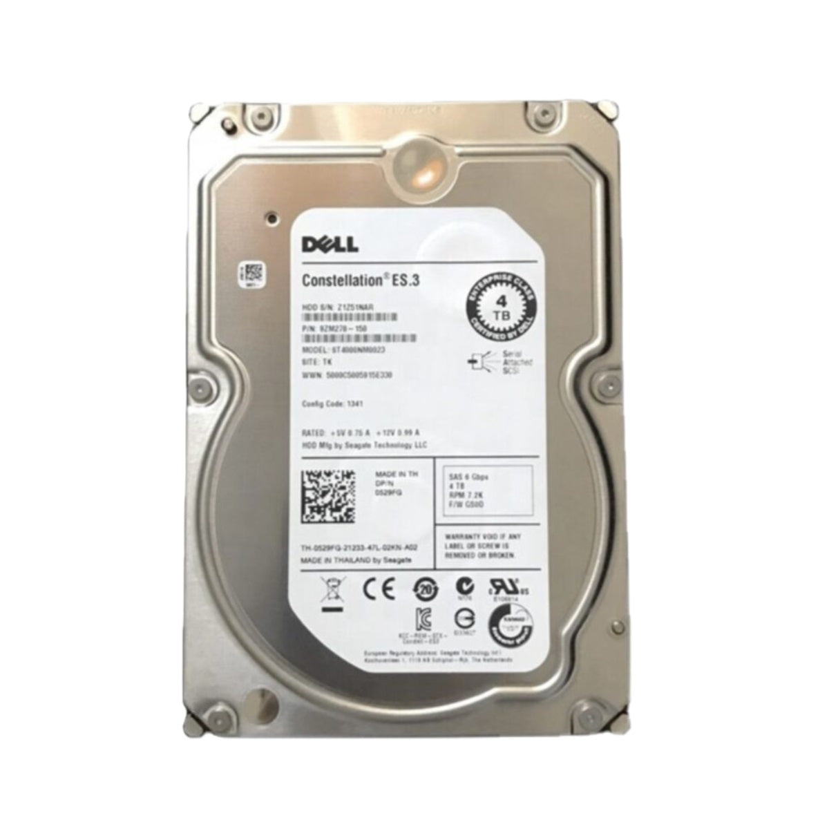 Dell 529FG Seagate ST4000NM0023 4TB SAS Hard Disk