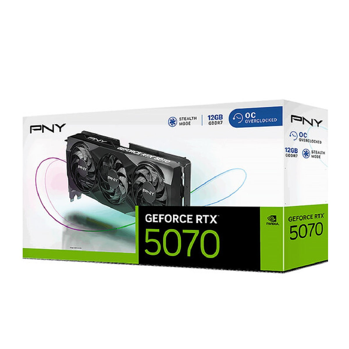 PNY NVIDIA GeForce RTX™ 5070 12GB OC Triple Fan Graphics Card