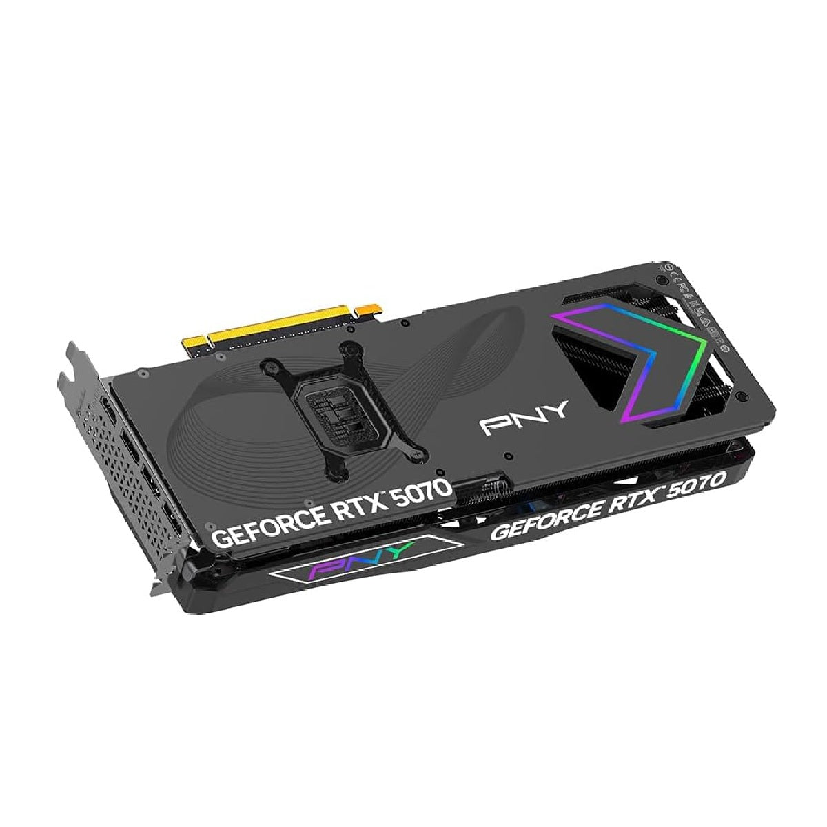 PNY GeForce RTX™ 5070 12GB ARGB EPIC-X RGB™ Overclocked Triple Fan GPU