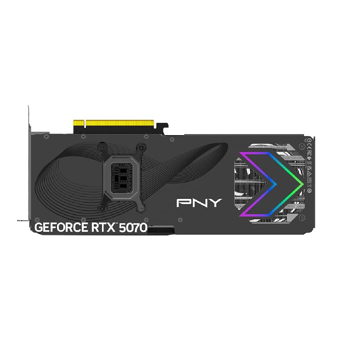 PNY GeForce RTX™ 5070 12GB ARGB EPIC-X RGB™ Overclocked Triple Fan GPU