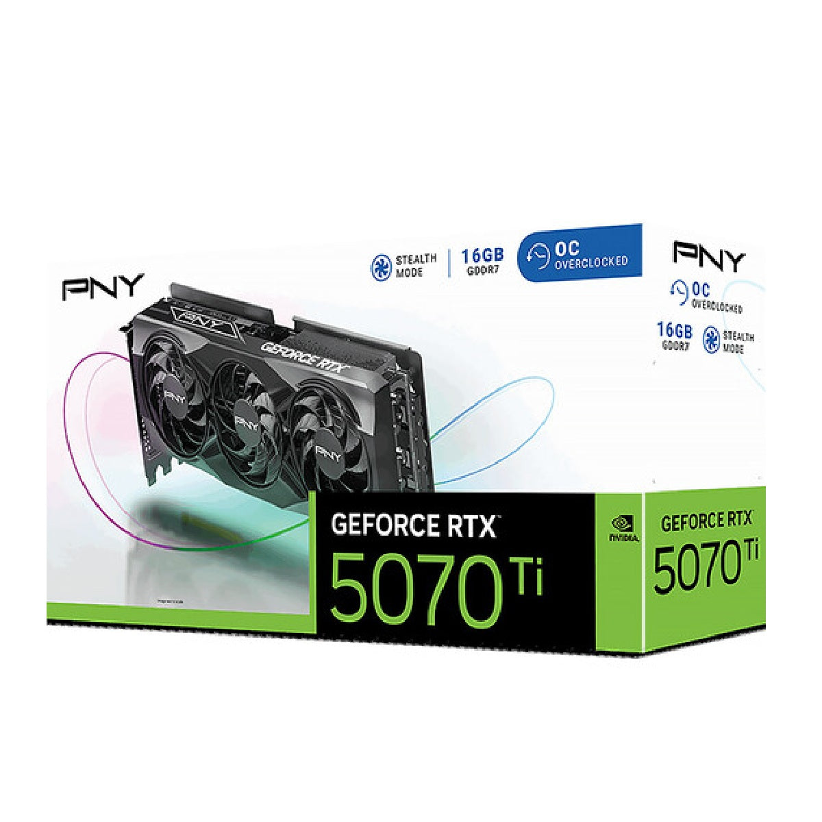PNY NVIDIA GeForce RTX™ 5070 Ti 16GB OC Triple Fan Graphics Card