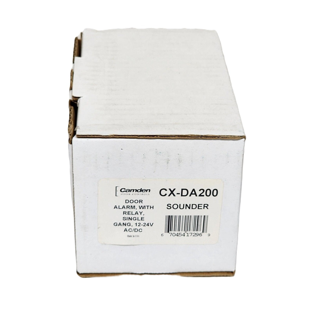 Camden Door Controls CX-DA200 Door Alarm with Relay, Single Gang, 12/24V AC/DC