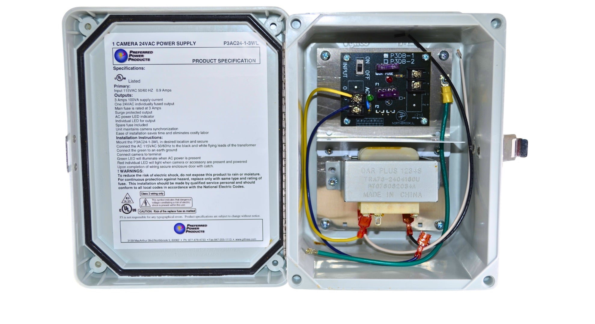 Flir CX-PRWR-241 Outdoor Power Supply
