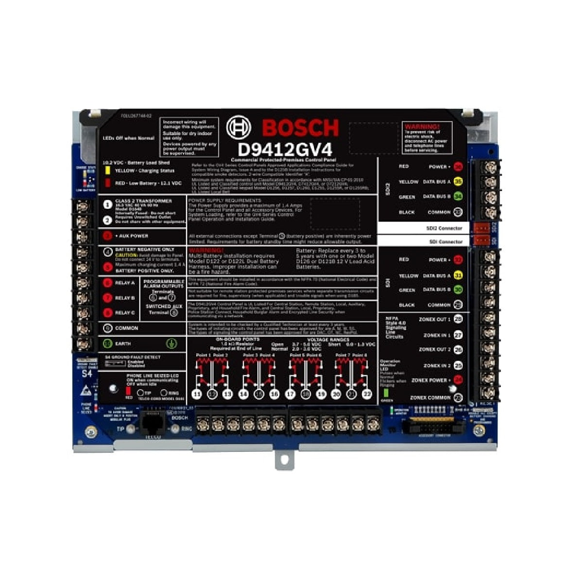 Bosch D9412GV4 Control Panel