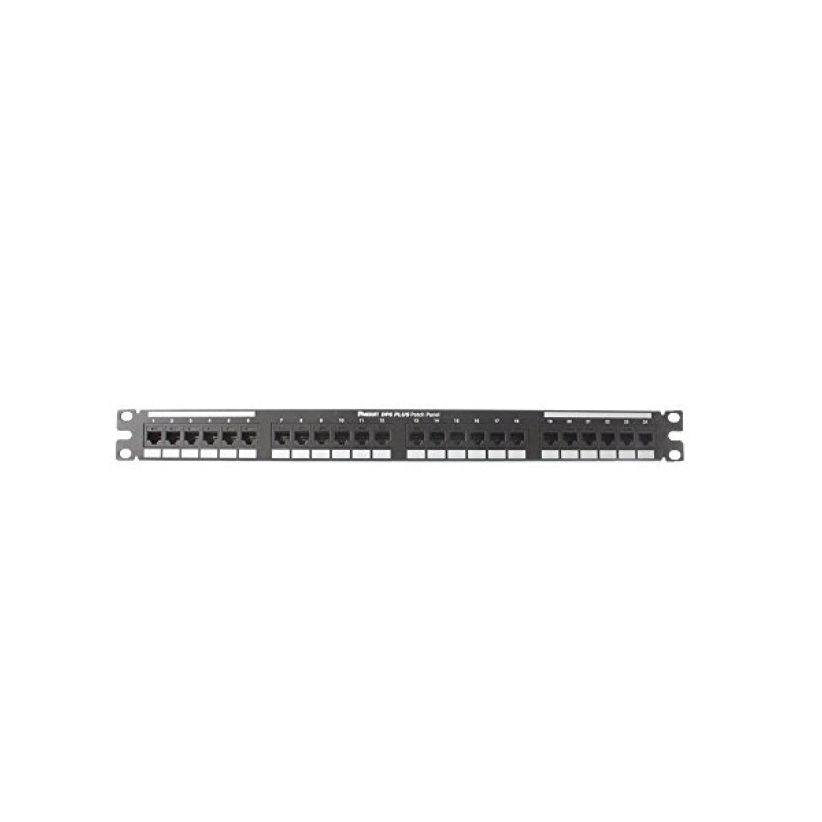 Panduit DP24688TGY Category-6 24-Port Flat Punchdown Patch Panel