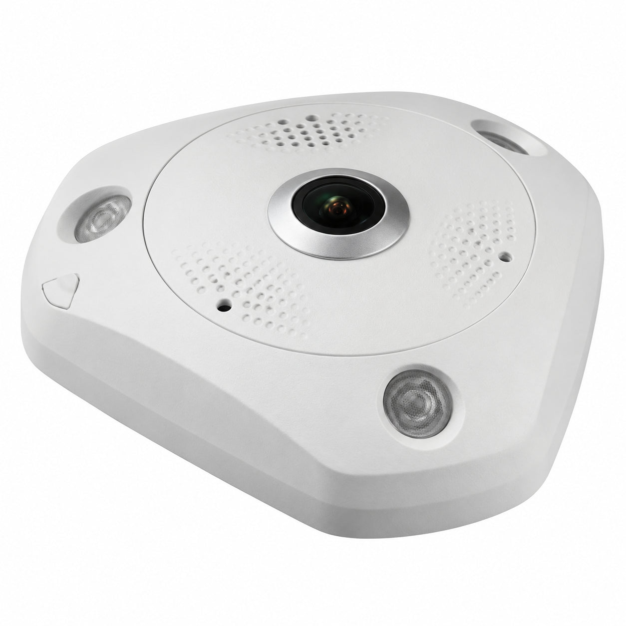 Hikvision DS-2CD6365G0E-IS 1.27mm 6MP Network Fisheye Camera, Night Vision, Heater